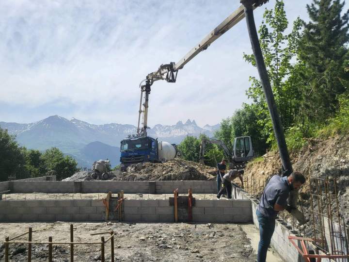 Pompage de béton Auvergne-Rhône-Alpes