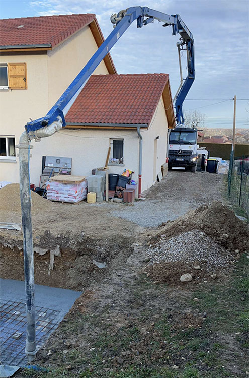 Pompage béton, Auvergne-Rhône-Alpes