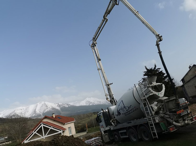 Transport de béton Auvergne-Rhône-Alpes